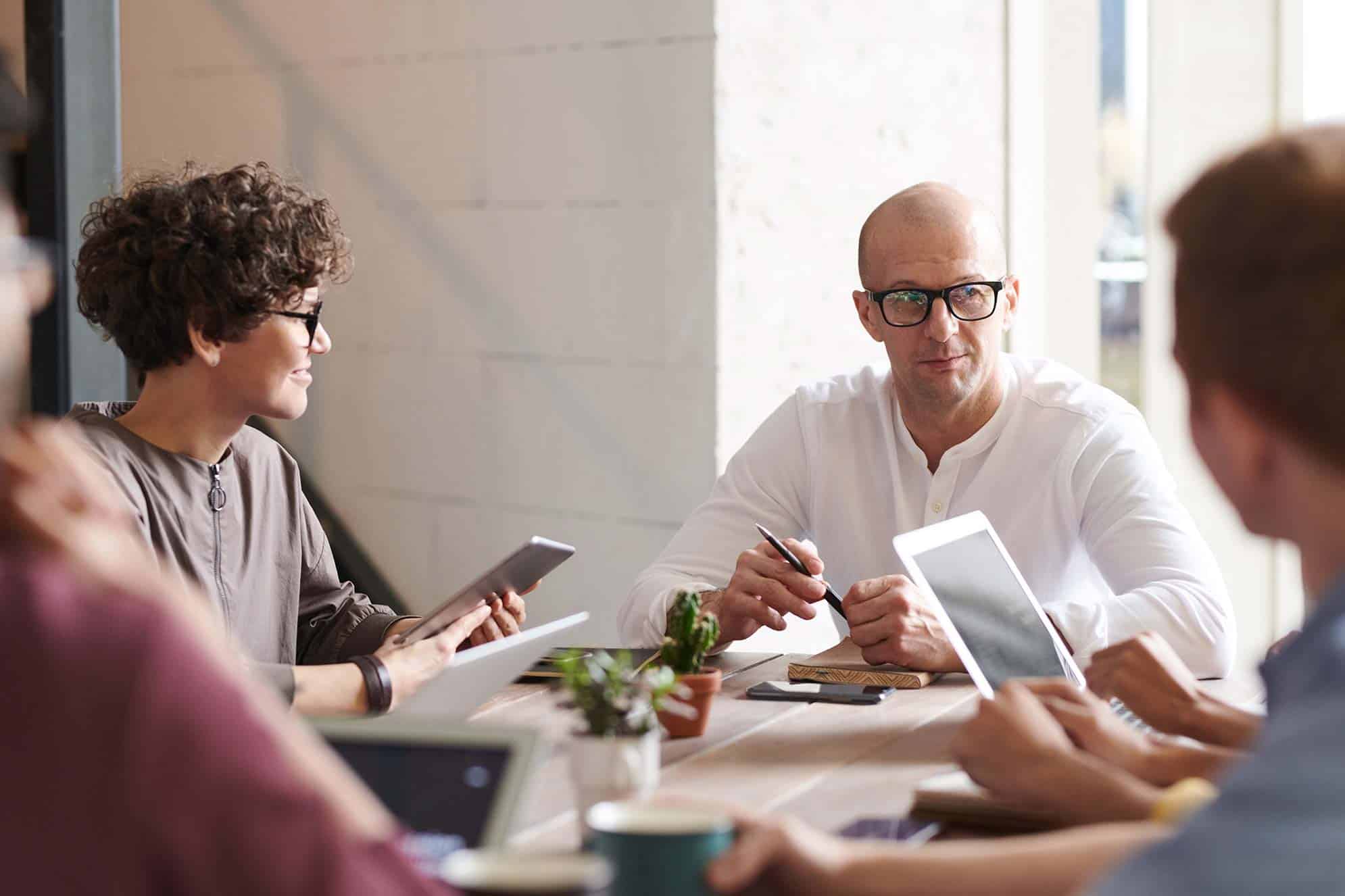 Marketing Team Team working